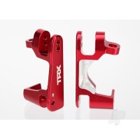 Caster blocks (C-Hubs), 6061-T6 aluminium (Red-anodised) (left & right)