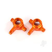 Steering blocks, 6061-T6 aluminium (Orange-anodised), left & right