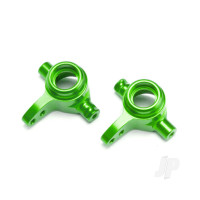 Steering blocks, 6061-T6 aluminium (Green-anodised), left & right