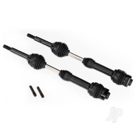Driveshafts, Rear, Steel-spline constant-velocity (complete assembly) (2 pcs)