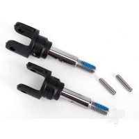 Stub axles, Front, heavy duty (2 pcs) / yokes (2 pcs) / pins (4 pcs)