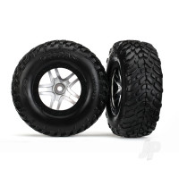 Wheels & Tyres, Assembled Glued SCT Off-Road Racing Tyres (2 pcs)