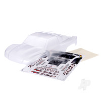 Body, Slash 4X4, heavy duty (also fits Slash VXL & Slash 2WD) (Clear, requires painting)/ window masks/ decal sheet (requires #6967 latches and #6966 latch mounts for clipless mounting)