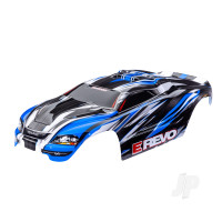 Body, 1:16 E-Revo, Blue (painted, decals applied)