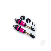 Shocks, GTR long Pink-anodised, PTFE-coated bodies with TiN shafts (fully assembled, without springs) (2)