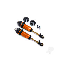 Shocks, GTR XX-long Orange-anodised, PTFE-coated bodies with TiN shafts (fully assembled, without springs) (2 pcs)