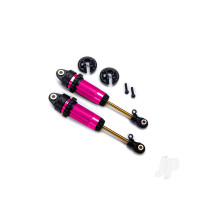 Shocks, GTR XX-long Pink-anodised, PTFE-coated bodies with TiN shafts (fully assembled, without springs) (2 pcs)
