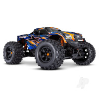 X-Maxx Belted 4WD RTR Monster Truck, Orange (+ TQi 2-ch, VXL-8S, Velineon 1200XL, TSM, Belted Tyres)