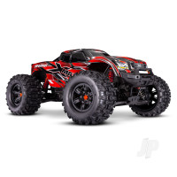 X-Maxx Belted 4WD RTR Monster Truck, Red (+ TQi 2-ch, VXL-8S, Velineon 1200XL, TSM, Belted Tyres)