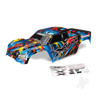 Body, X-Maxx, Rock n' Roll (painted, decals applied) (assembled with tailgate protector)