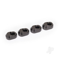 Suspension pin retainer, 6061-T6 aluminium (Grey-anodised) (4 pcs)