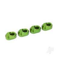 Suspension pin retainer, 6061-T6 aluminium (Green-anodised) (4 pcs)