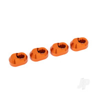 Suspension pin retainer, 6061-T6 aluminium (Orange-anodised) (4 pcs)