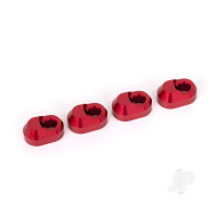 Suspension pin retainer, 6061-T6 aluminium (Red-anodised) (4 pcs)