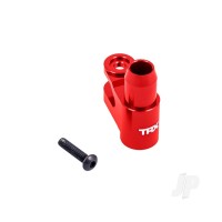 Servo horn, steering, 6061-T6 aluminium (Red-anodised)