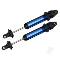 Shocks, GTX, aluminium (Blue-anodised) (fully assembled without springs) (2 pcs)