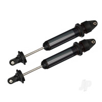 Shocks, GTX, aluminium (Black-anodised) (fully assembled without springs) (2 pcs)