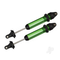 Shocks, GTX, aluminium (Green-anodised) (fully assembled without springs) (2 pcs)