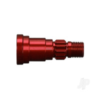 Stub axle, aluminium (Red-anodised) (1pc) (use only with #7750X driveshaft)