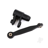 Servo horn, steering/ linkage, steering (48mm, assembled with pivot balls)
