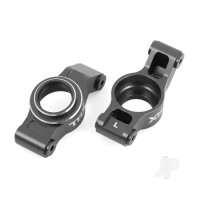 Carriers, stub axle (Grey-anodised 6061-T6 aluminium) (left & right)