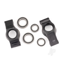 Carriers, stub axle (rear) (left & right)/ 20x32x7mm bearings (2)/ 15x24x5mm bearings (2)