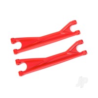 Suspension arms, upper, Red (left or right, front or rear) (2 pcs) (for use with #7895 X-Maxx WideMaxx suspension kit)