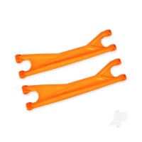 Suspension arms, upper, Orange (left or right, front or rear) (2 pcs) (for use with #7895 X-Maxx WideMaxx suspension kit)