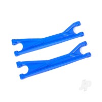 Suspension arms, upper, Blue (left or right, front or rear) (2 pcs) (for use with #7895 X-Maxx WideMaxx suspension kit)