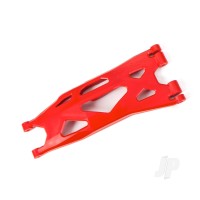 Suspension arm, lower, Red (1pc) (right, front or rear) (for use with #7895 X-Maxx WideMaxx suspension kit)