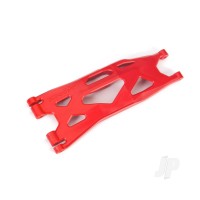 Suspension arm, lower, Red (1pc) (left, front or rear) (for use with #7895 X-Maxx WideMaxx suspension kit)