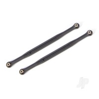 Toe links, 202.5mm (187.5mm centre to Center) (Black) (2 pcs) (for use with #7895 X-Maxx WideMaxx suspension kit)