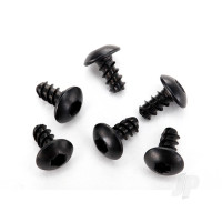 Screws, 2.6x5mm button-head, self-tapping (hex drive) (6 pcs)