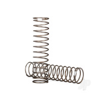 Springs, shock (natural finish) (GTS) (0.30 rate, White stripe) (2 pcs)