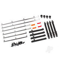 Side trim, left & right (Chrome) / retainers / LED lens / 2.6x8 BCS (24) (fits #8010 Body)