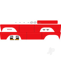 Decal sheet, Bronco, Red (fits #8010 Body)