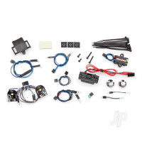 LED light set, complete with power supply (contains headlights, tail lights, side marker lights, & distribution block) (fits #9111 or 9112 body)