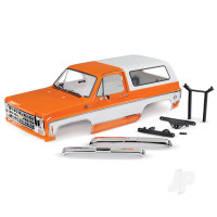 Body, Chevrolet Blazer (1979), Complete (Orange) (includes grille, side mirrors, door handles, windshield wipers, Front & Rear bumpers, decals)
