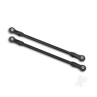 Suspension links, Rear upper (2 pcs) (5x115mm, Steel) (assembled with hollow balls) (for use with #8140 TRX-4 Long Arm Lift Kit)