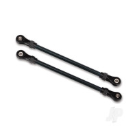 Suspension links, Front lower (2 pcs) (5x104mm, Steel) (assembled with hollow balls) (for use with #8140 TRX-4 Long Arm Lift Kit)