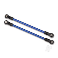 Suspension links, Rear lower, Blue (2 pcs) (5x115mm, powder coated Steel) (assembled with hollow balls) (for use with #8140X TRX-4 Long Arm Lift Kit)