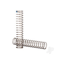 Springs, shock, Long (natural finish) (GTS) (0.62 rate, Blue stripe) (for use with TRX-4 Long Arm Lift Kit)
