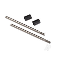 Shock shaft, 3x57mm (GTS) (2 pcs) (includes bump stops) (for use with TRX-4 Long Arm Lift Kit)