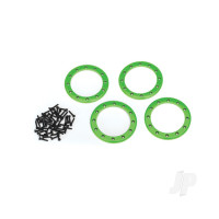 Beadlock rings, Green (2.2in) (Aluminium) (4 pcs) / 2x10 CS (48)