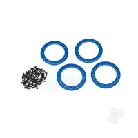 Beadlock rings, Blue (2.2in) (Aluminium) (4 pcs) / 2x10 CS (48)