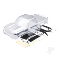 Body, TRX-4 Sport (Clear, trimmed, die-cut for clipless mounting, requires painting)/ window masks/ decal sheet