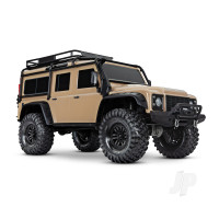 TRX-4 Land Rover Defender 1:10 4WD RTE Scale & Trail Crawler, Sand (+ TQi 4-ch, XL-5 HV, Titan 550, Clipless Body)