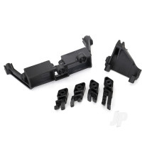 Servo mount, 2-speed / servo mount, T-Lock / wire clips