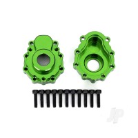 Portal housings, outer, 6061-T6 aluminium (Green-anodised) (2 pcs) / 2.5x10 CS (12 pcs)