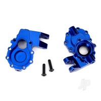 Portal housings, inner (Front), 6061-T6 aluminium (Blue-anodised) (2 pcs) / 3x12 BCS (2 pcs)